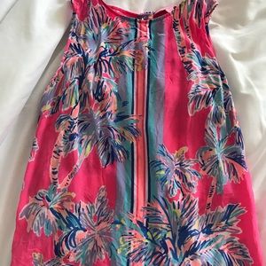 Lilly Pulitzer Iona Silk Shell M EEUC